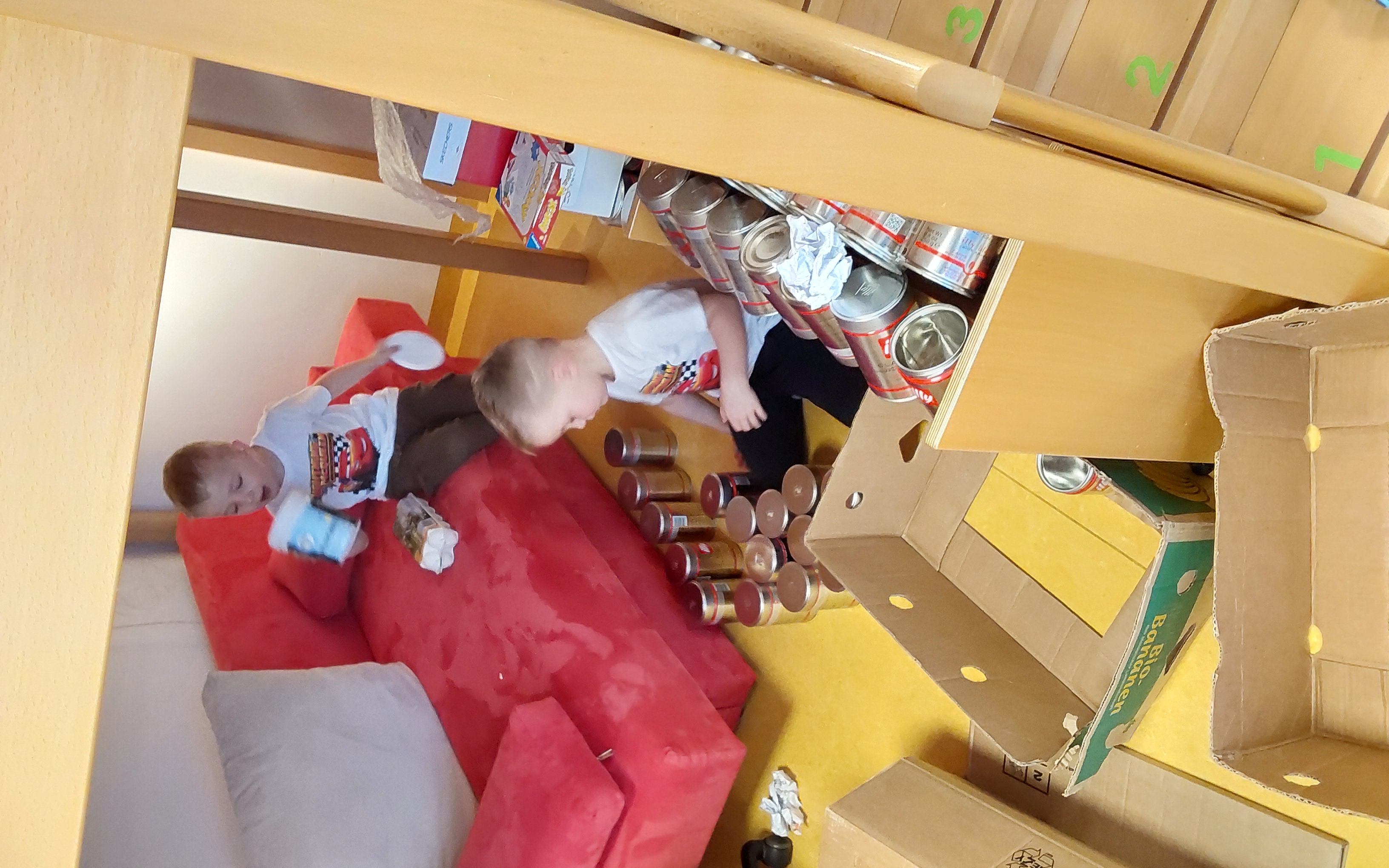 Projekt Spielzeugfreier Kindergarten in der gelben Gruppe